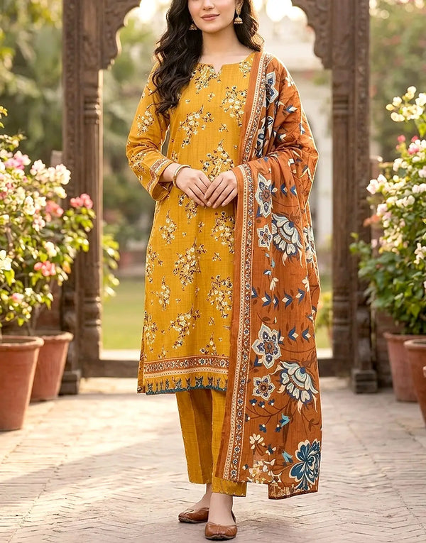 Digital Print Linen Dress — Polished Off-Duty Pick