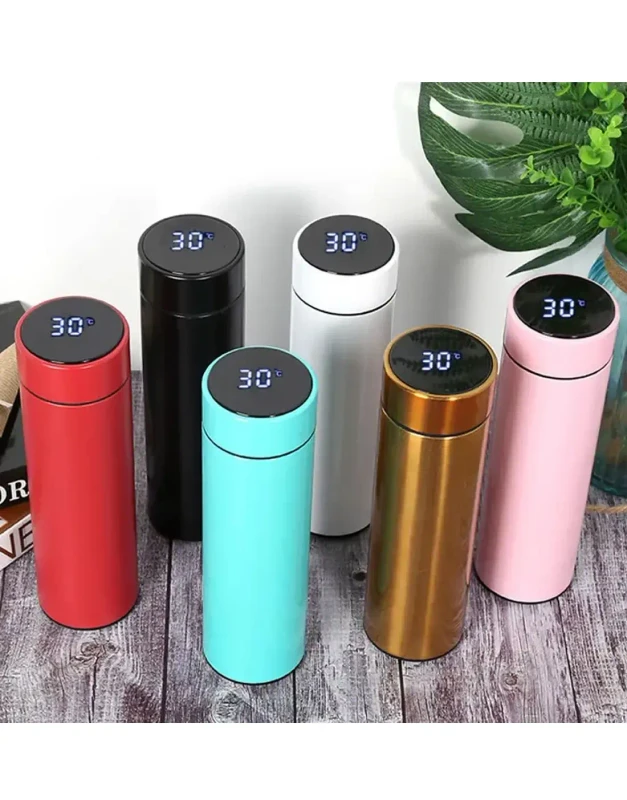 500ml LED Temperature Display Stainless Steel Water Bottle Thermos