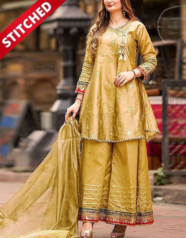 Embroidered Silk Suit — Elegant Quiet Choice