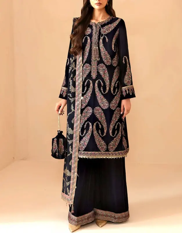 Embroidered Chiffon Suit — Graceful Everyday Pick