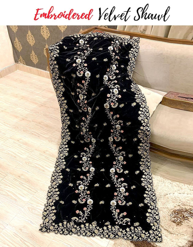 Embroidered Velvet Heavy — Polished Off-Duty Pick