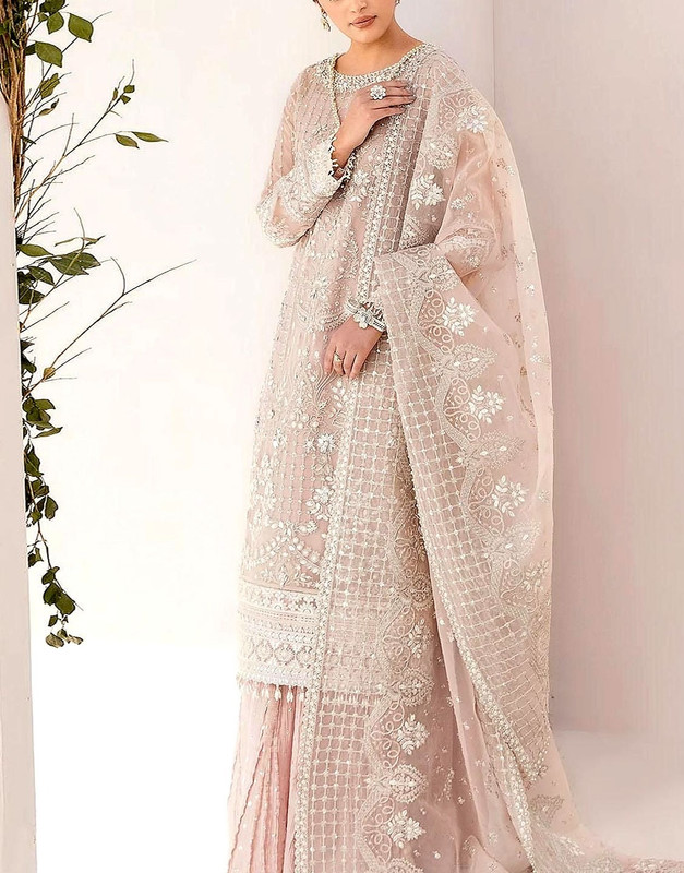 Embroidered Organza Suit — Polished Everyday Essential