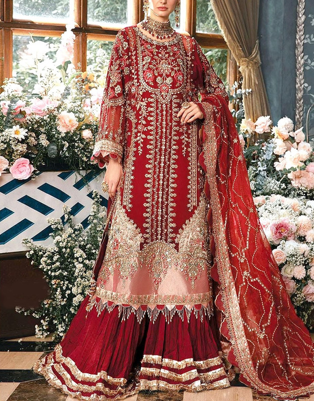 Organza Suit — Embroidered Detail, Made for Bridal