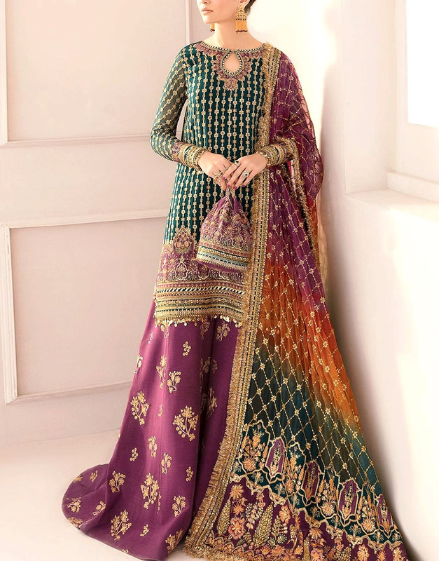 Embroidered Organza Suit — Considered Off-Duty Pick (Statement Piece)