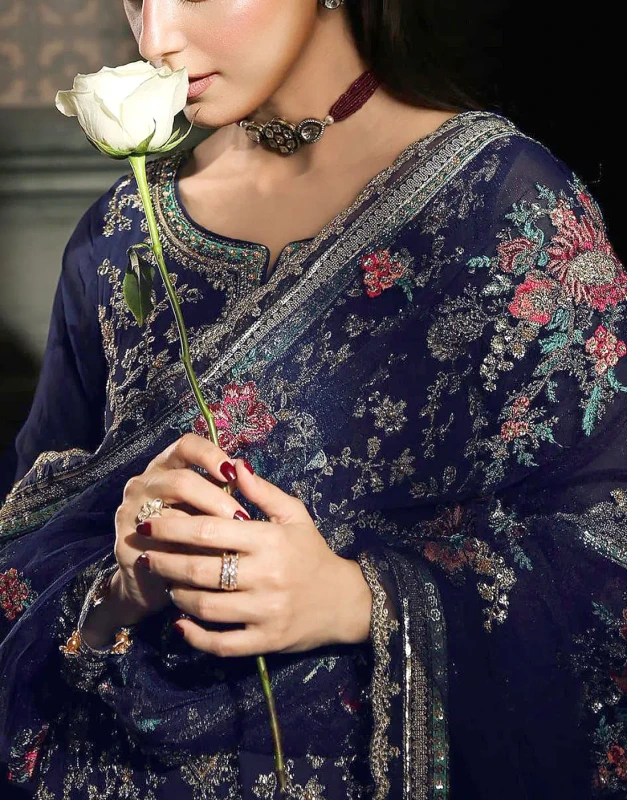 Dress in Chiffon — Blue Formal Choice