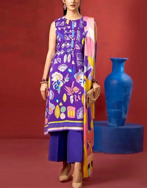 Digital Print Lawn Dress — Easy Everyday Pick
