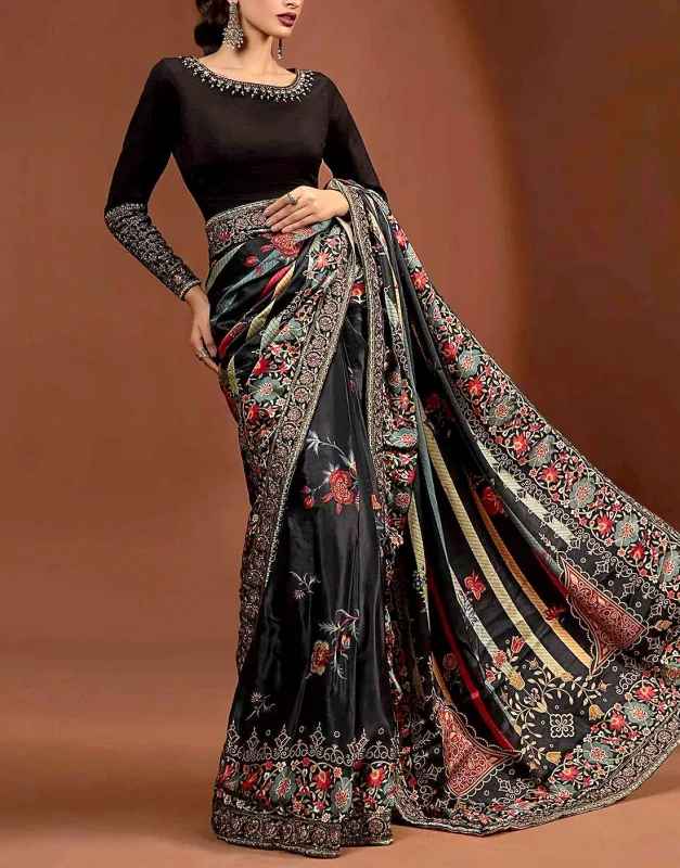Silk Saree — Floral Detail, Everyday Pick