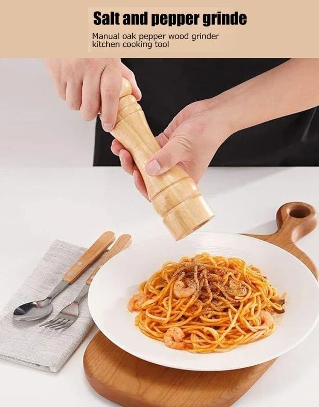 Dependable Wooden Manual Pepper — Black Everyday Pick