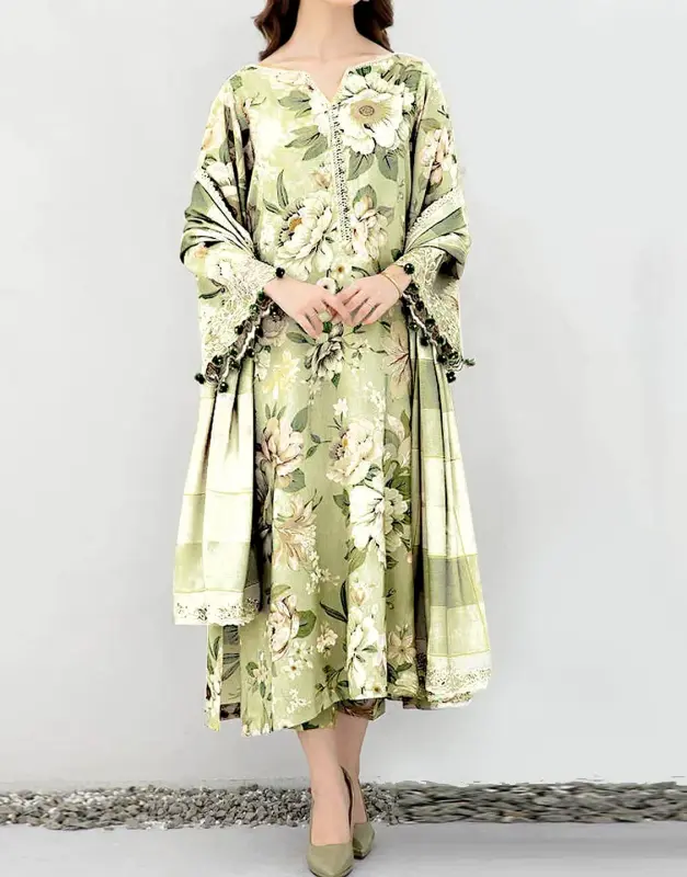 Digital Print Suit in Lawn — Polished Off-Duty Pick