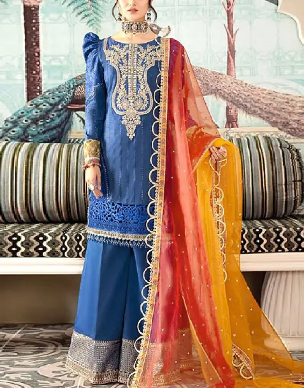 Embroidered Organza Suit — Considered Everyday Essential