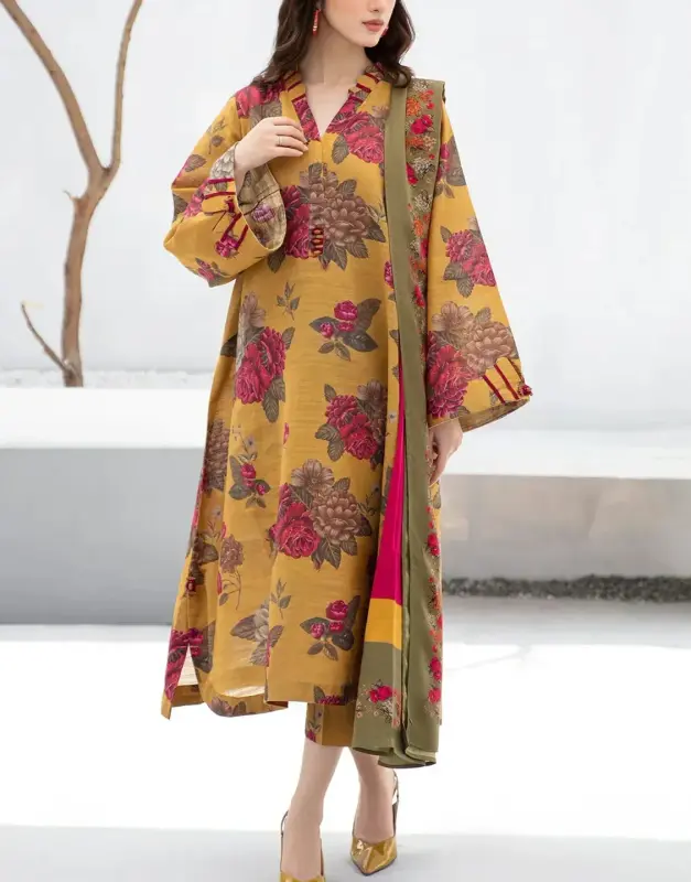 All-over Print Suit in Lawn — Refined Everyday Essential