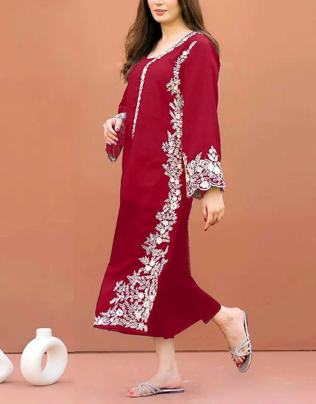 Embroidered Lawn Suit — Relaxed Everyday Pick